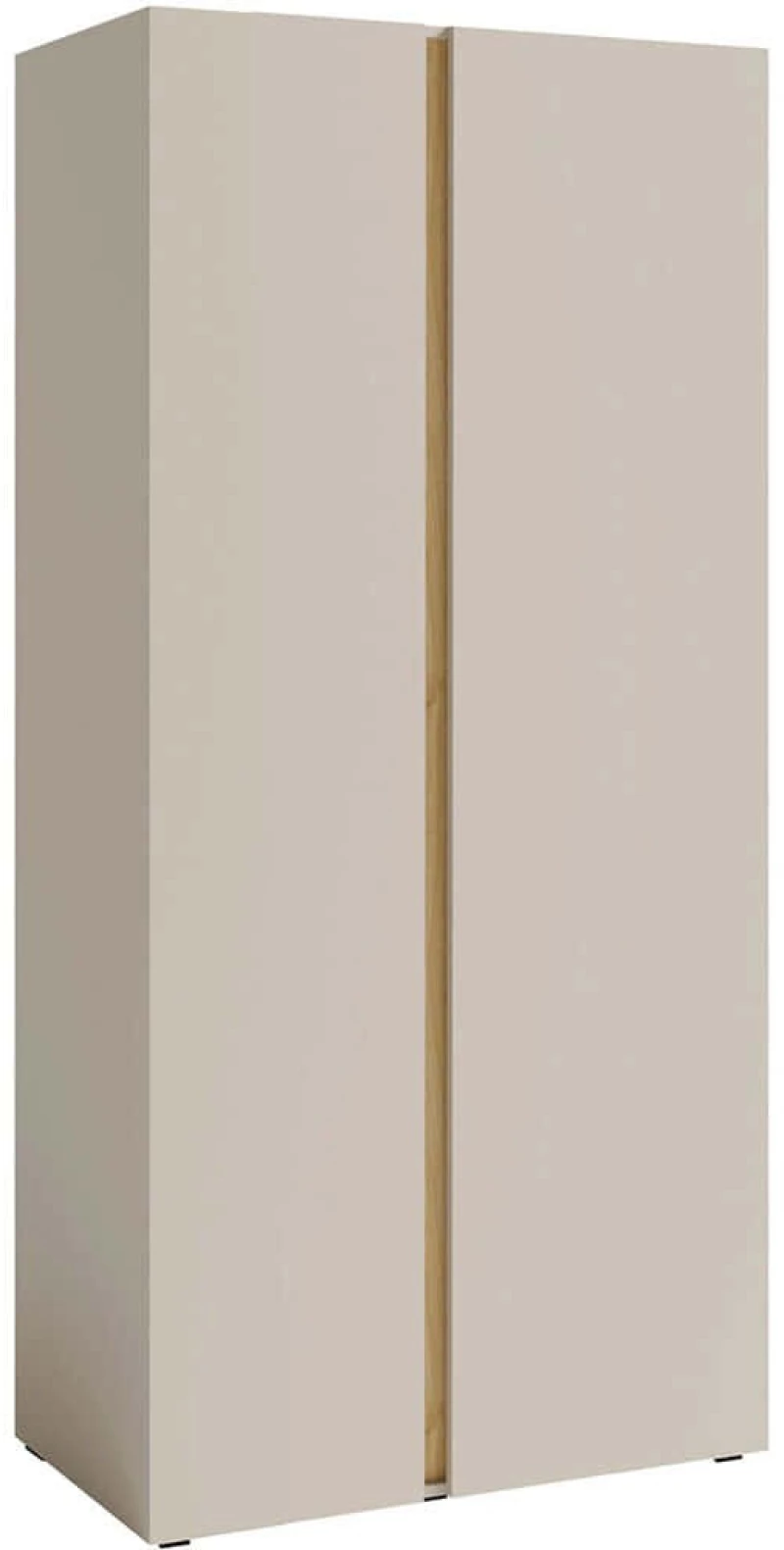 Ντουλάπα Δίφυλλη Luca 163080689 90x50x195cm Cashmere Δίφυλλη