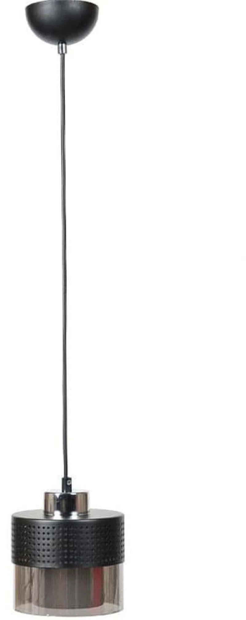 Φωτιστικό Οροφής 835-125-311 15x75cm 1xE27 60W Black-Silver