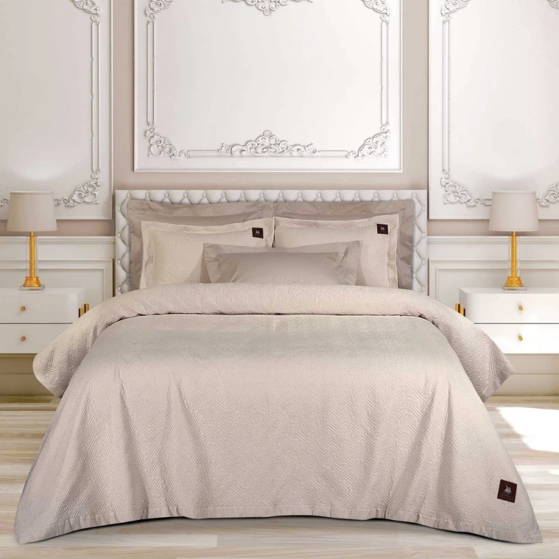 Κουβερλί 4451 Beige Greenwich Polo Club King Size 240x250cm Microsatin