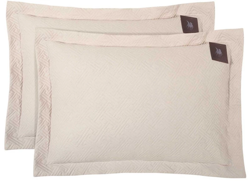 Μαξιλαροθήκες 4451 (Σετ 2τμχ) Beige Greenwich Polo Club 50Χ70 Microsatin
