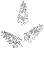 Χριστουγεννιάτικο Κλαδί 213777 89cm Silver
