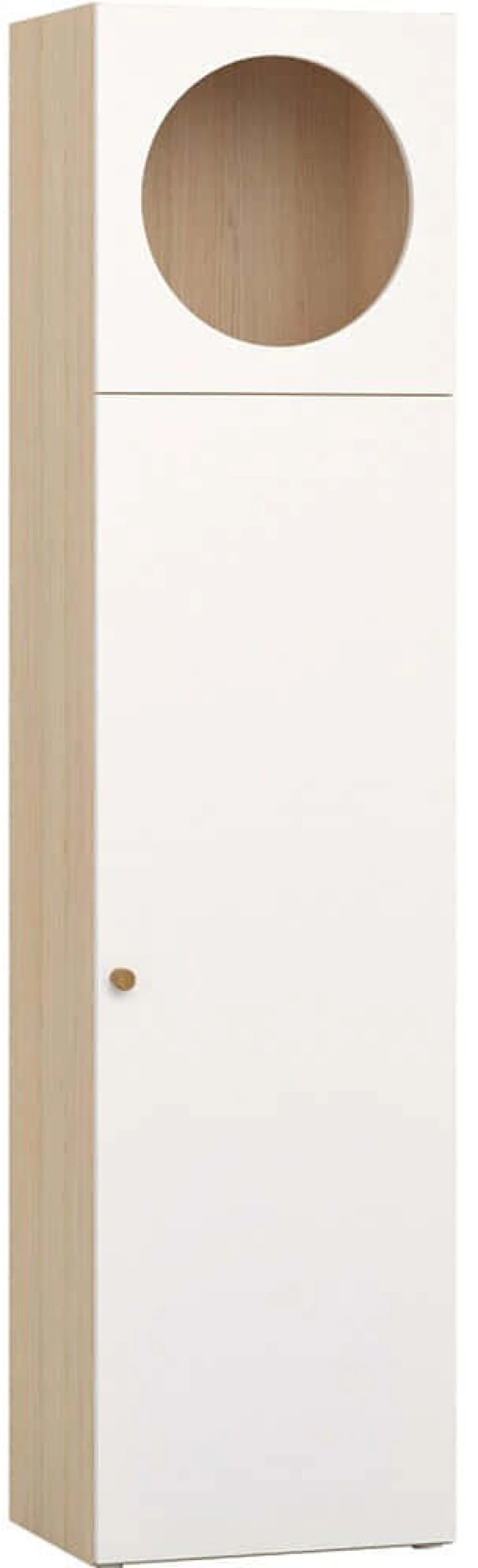 Βιβλιοθήκη Reli Mini HD 162794609 50,4x35,1x202,5cm White-Natural
