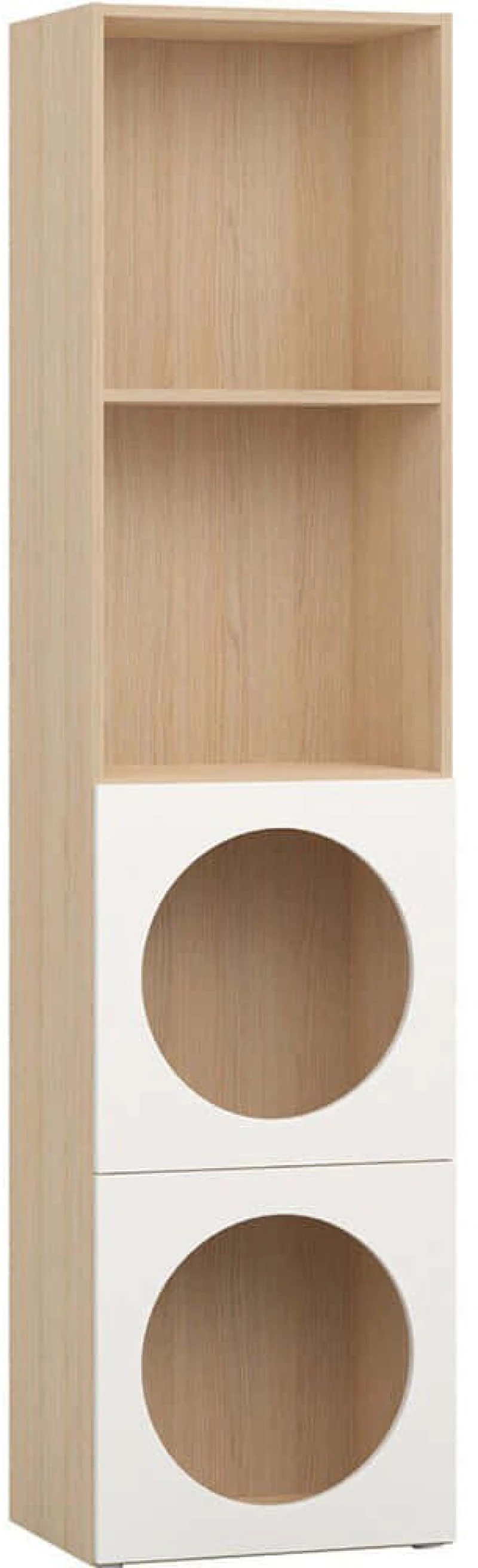 Βιβλιοθήκη Reli Mini HO 162794909 50,4x35,1x202,5cm White-Natural