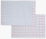 Σουπλά Ishmar 33x48 Ecru-Aqua Nef-Nef Homeware Βαμβάκι-Πολυέστερ