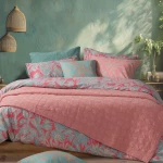 Κουβέρτα Charisma Coral Nef-Nef Homeware Υπέρδιπλo 230x250cm 100% Βαμβάκι