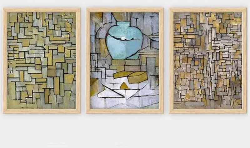 Κάδρα (Σετ 3Τμχ) 364LUL1144-1 34x44cm Multi Wallity Κάθετοι Πλαστικό,Mdf