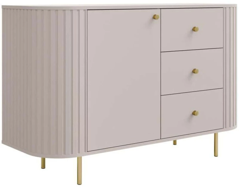 Μπουφές Ovelia 163033299 123x42,3x85,4cm Beige Μοριοσανίδα,Mdf