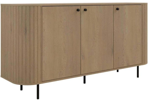 Μπουφές Ovelia 3D 163033429 164,6x42,3x85,4cm Natural Μοριοσανίδα,Mdf