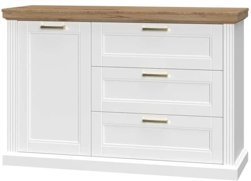 Μπουφές Tahoma 162261529 138x48x91cm White Μοριοσανίδα,Mdf