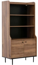 Βιβλιοθήκη Vasina 162472299 80x45x160cm Walnut