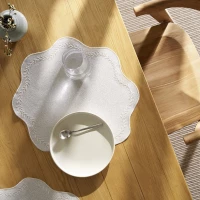 Σουπλά Arcelia 548 Greige Gofis Home 40x40cm Πολυέστερ