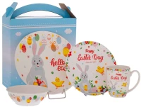 ΣΕΤ 4 ΚΕΡΑΜΙΚΟ ΣΕΡΒΙΤΣΙΟ EASTER DAY