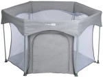 FreeON Πάρκο Εξάγωνο Quick Folding Melange Grey