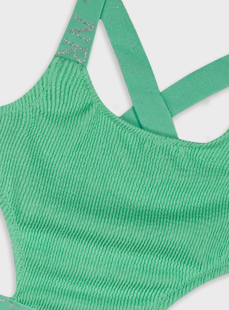 Energiers Μαγιό Ολόσωμο Γκοφρέ , Νέον Πράσινο