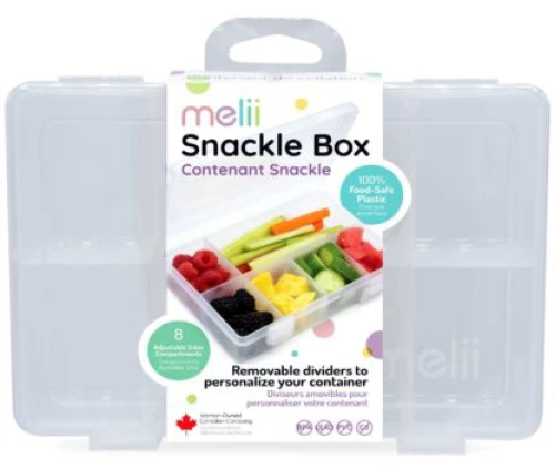 Melii Snackle Box Medium Transparent