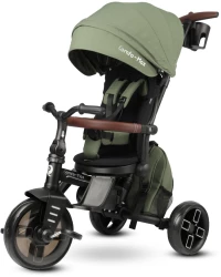 QPlay Τρίκυκλο Ποδήλατο Comfo Max 8 σε 1, Olive Green