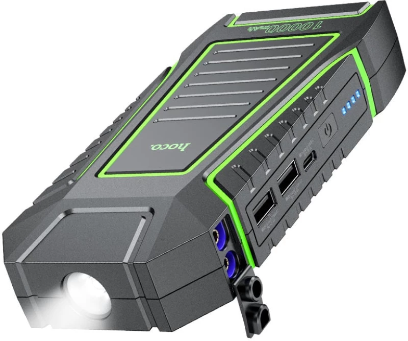 Φορητός Εκκινητής Αυτοκινήτου 12V - Power Bank 10000 mAh με 2 Θύρες USB - Hoco QS1 Spring