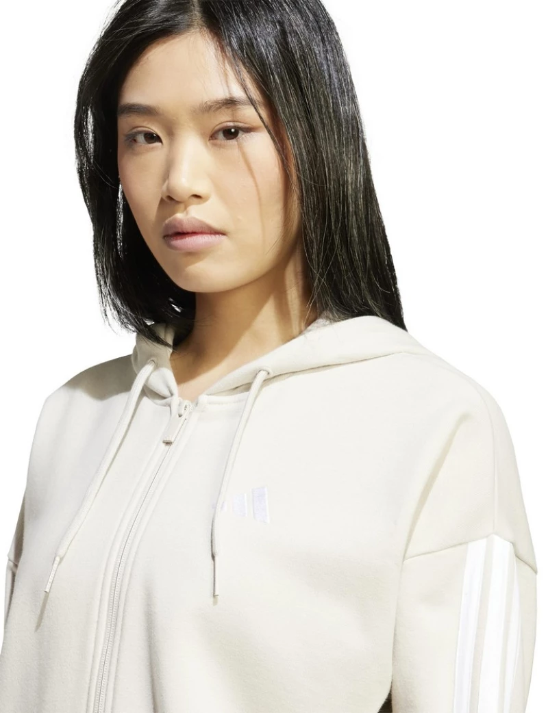 adidas W 3S FT FZ HD JW1821 ADIDAS Μπεζ