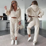 Σετ φόρμας ζακέτα με παντελόνι baby φούτερ