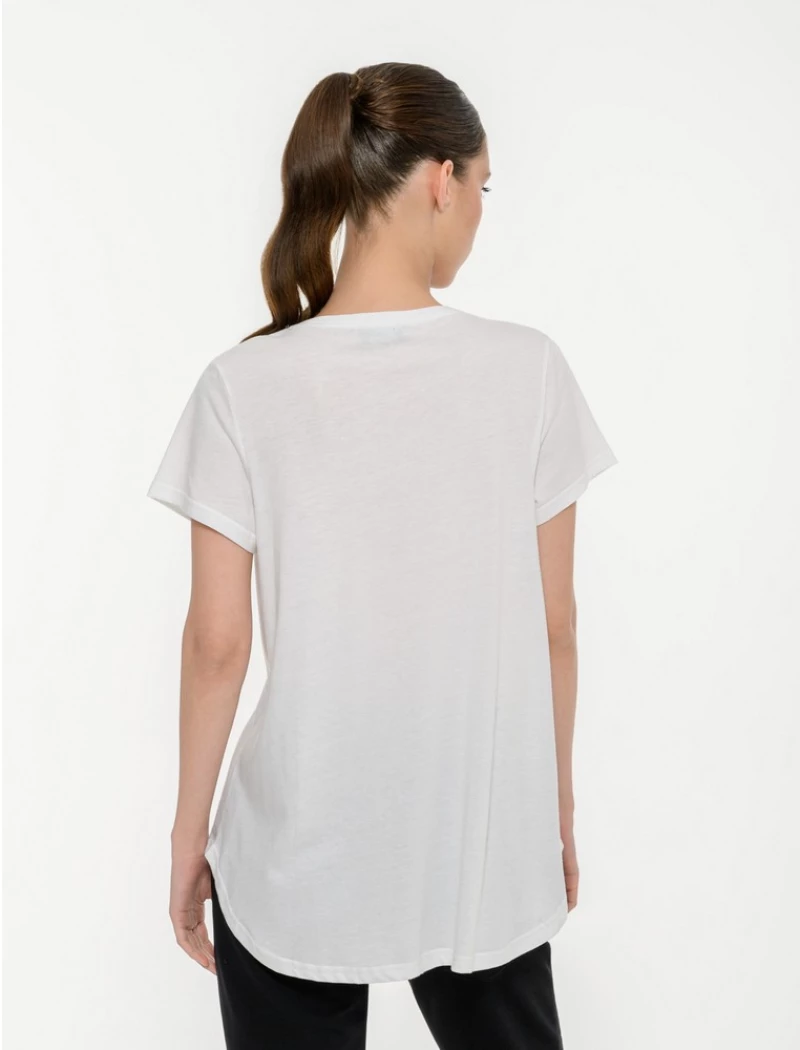 BDTK T-SHIRT SS 1261-902228 1261-902228-00200 BODY TALK Λευκό