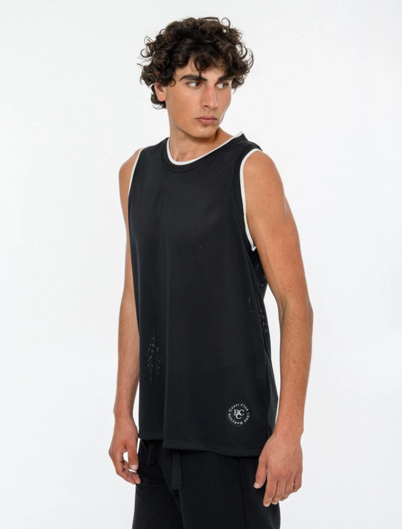 BDTK BPC TANK TOP RELAXED LONGER 1261-953523 1261-953523-00100 BODY TALK Μαύρο