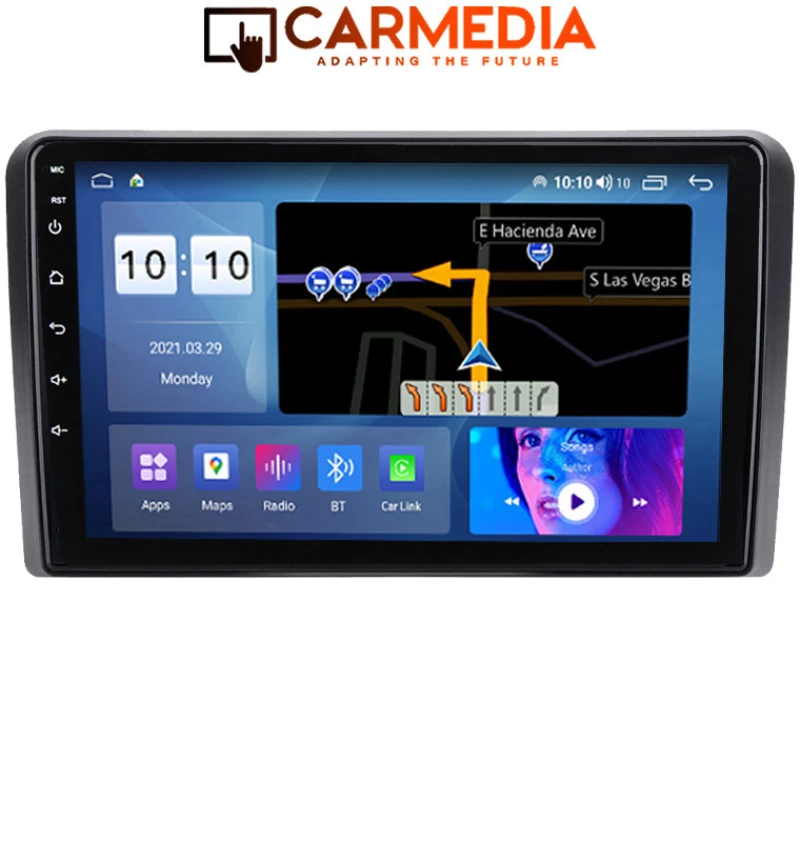 CARMEDIA CMDU409-3 TABLET 9'' OEM TOYOTA AVENSIS T25 2003-2009