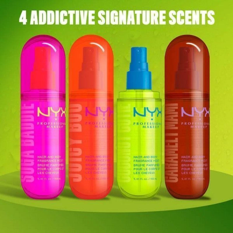 Nyx Professional Juicy Boo Hair & Body Mist 160ml