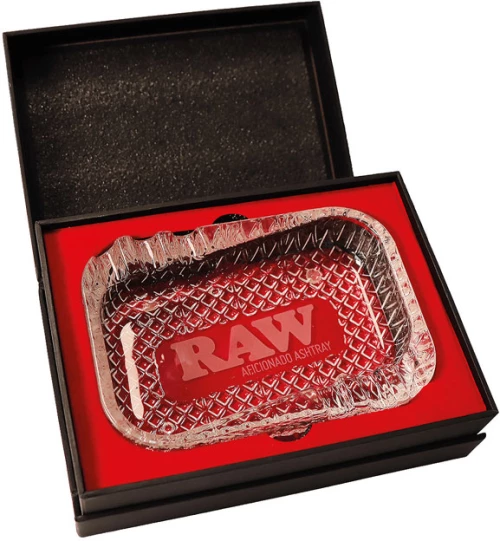 RAW Aficionando Ashtray - Γυαλινο Τασάκι Raw (16x11cm)