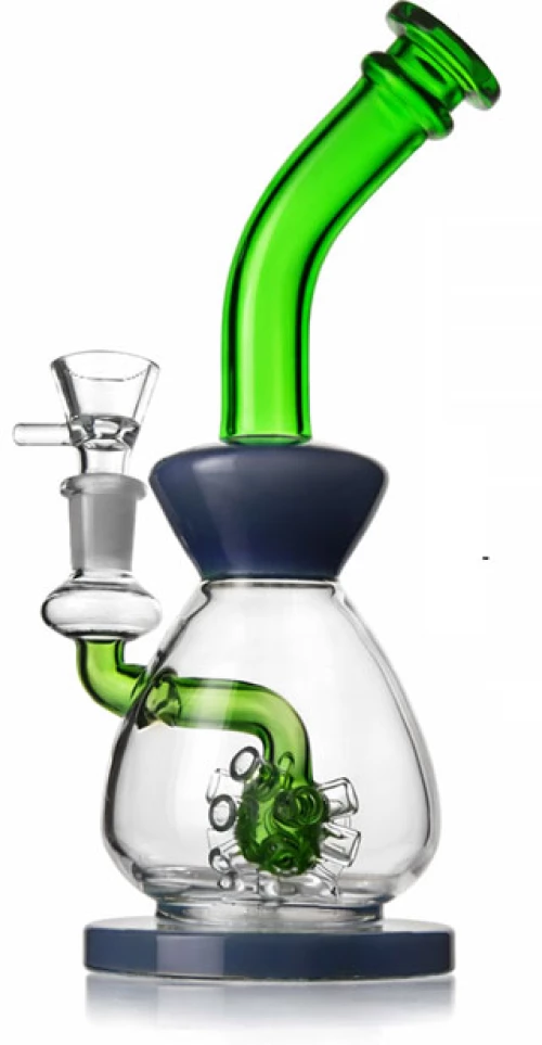 Γυάλινο Bong Blue/Green - Diffuser 24cm
