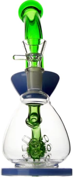 Γυάλινο Bong Blue/Green - Diffuser 24cm