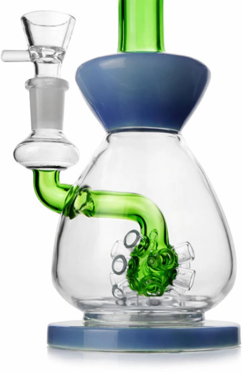 Γυάλινο Bong Blue/Green - Diffuser 24cm