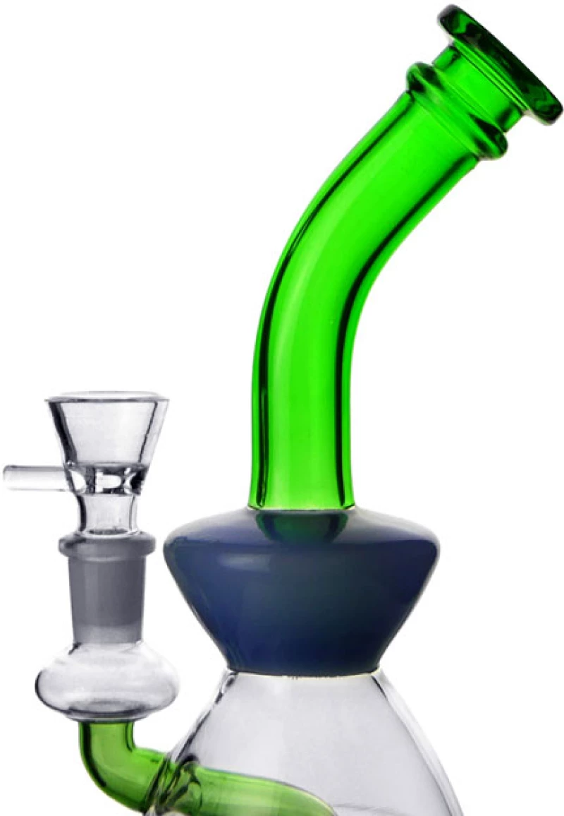 Γυάλινο Bong Blue/Green - Diffuser 24cm