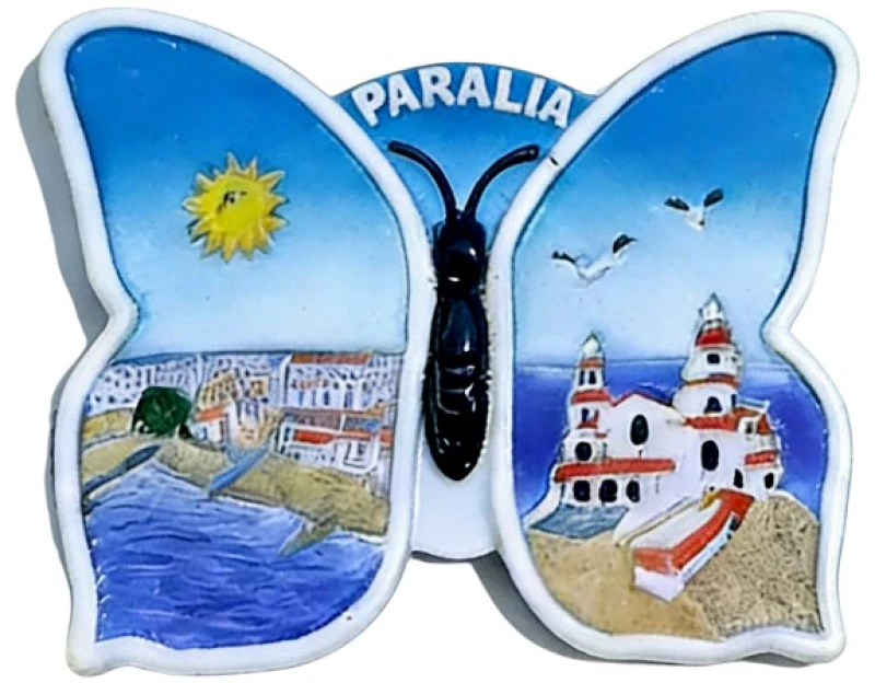 540044 ΤΟΥΡΙΣΤΙΚΟ ΜΑΓΝΗΤΑΚΙ SOUVENIR - ΣΕΤ 12PCS - PARALIA - 678601