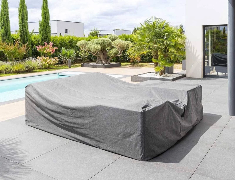 Κάλυμμα για έπιπλα κήπου Hesperide  - 175x175x90cm - Γκρι