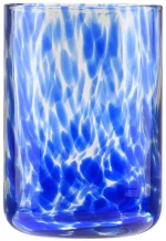 ESTIA ΠΟΤΗΡΙ ΝΕΡΟΥ ΧΑΜΗΛΟ COLORBURST ΓΥΑΛΙΝΟ 360ml ΜΠΛΕ