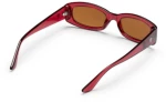 CHPO Michelle Unisex Sunglass Burgundy