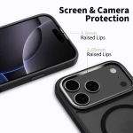 Tech-Protect MagEdge MagSafe Case for iPhone 17 Pro - Matte Black