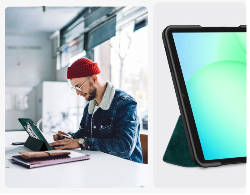 TechProtect SmartCase for Samsung Galaxy Tab A9 / A11 8.7 X110 / X115 / X133 / X135 - Green