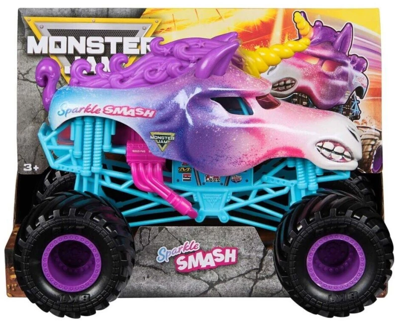 Monster Jam - 1:24 Die Cast - Sparkle Smash (6075416) / Toys