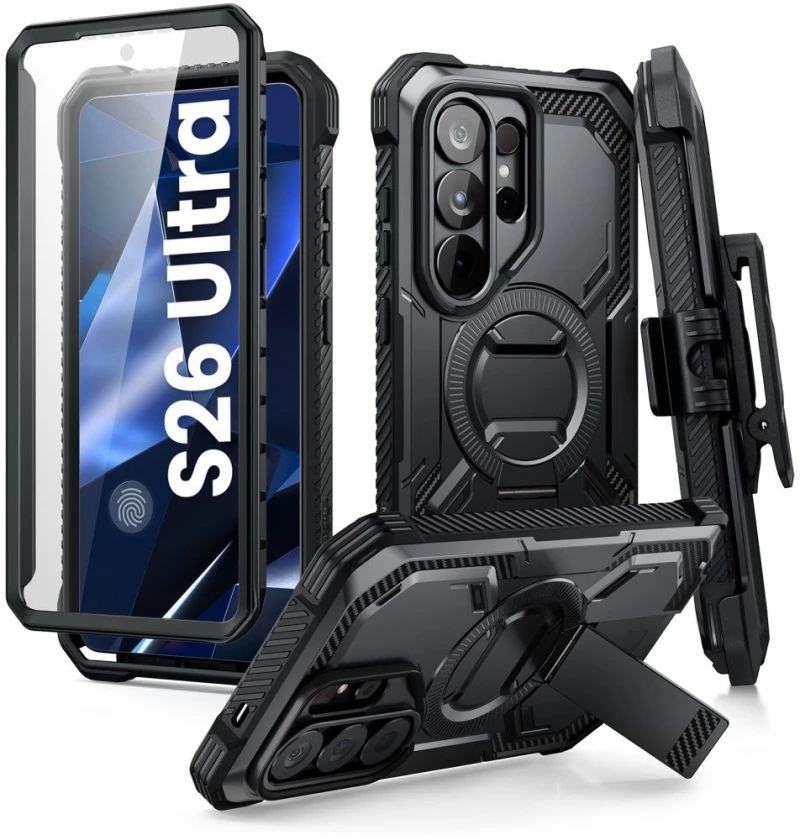 Supcase iBlason ArmorBox Clip Mag MagSafe Case for Samsung Galaxy S26 Ultra - Black