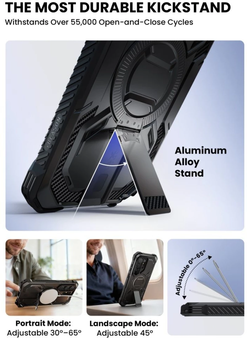 Supcase iBlason ArmorBox Clip Mag MagSafe Case for Samsung Galaxy S26 Ultra - Black