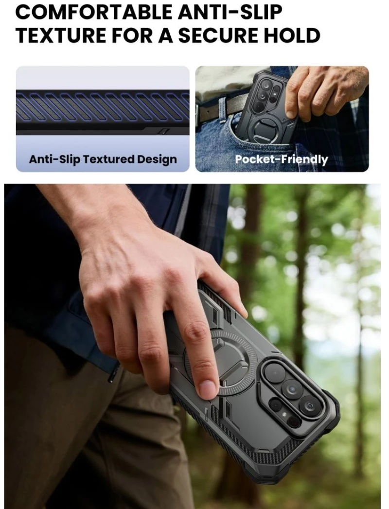 Supcase iBlason ArmorBox Clip Mag MagSafe Case for Samsung Galaxy S26 Ultra - Black
