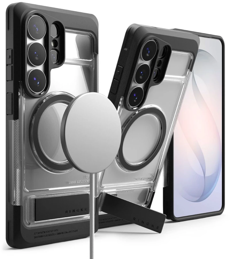 Ringke UX Magnetic MagSafe Case for Samsung Galaxy S26 Ultra - Clear Black