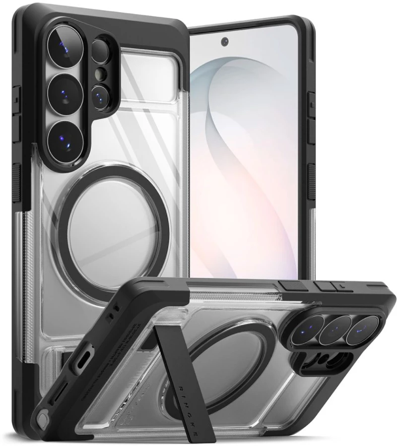 Ringke UX Magnetic MagSafe Case for Samsung Galaxy S26 Ultra - Clear Black