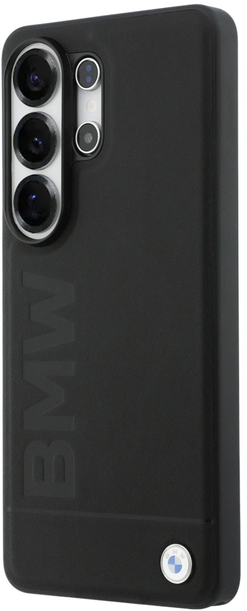 BMW Leather Hot Stamp MagSafe Case for Samsung Galaxy S26 Ultra - Black