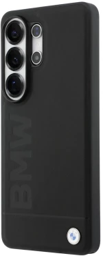 BMW Leather Hot Stamp MagSafe Case for Samsung Galaxy S26 Ultra - Black