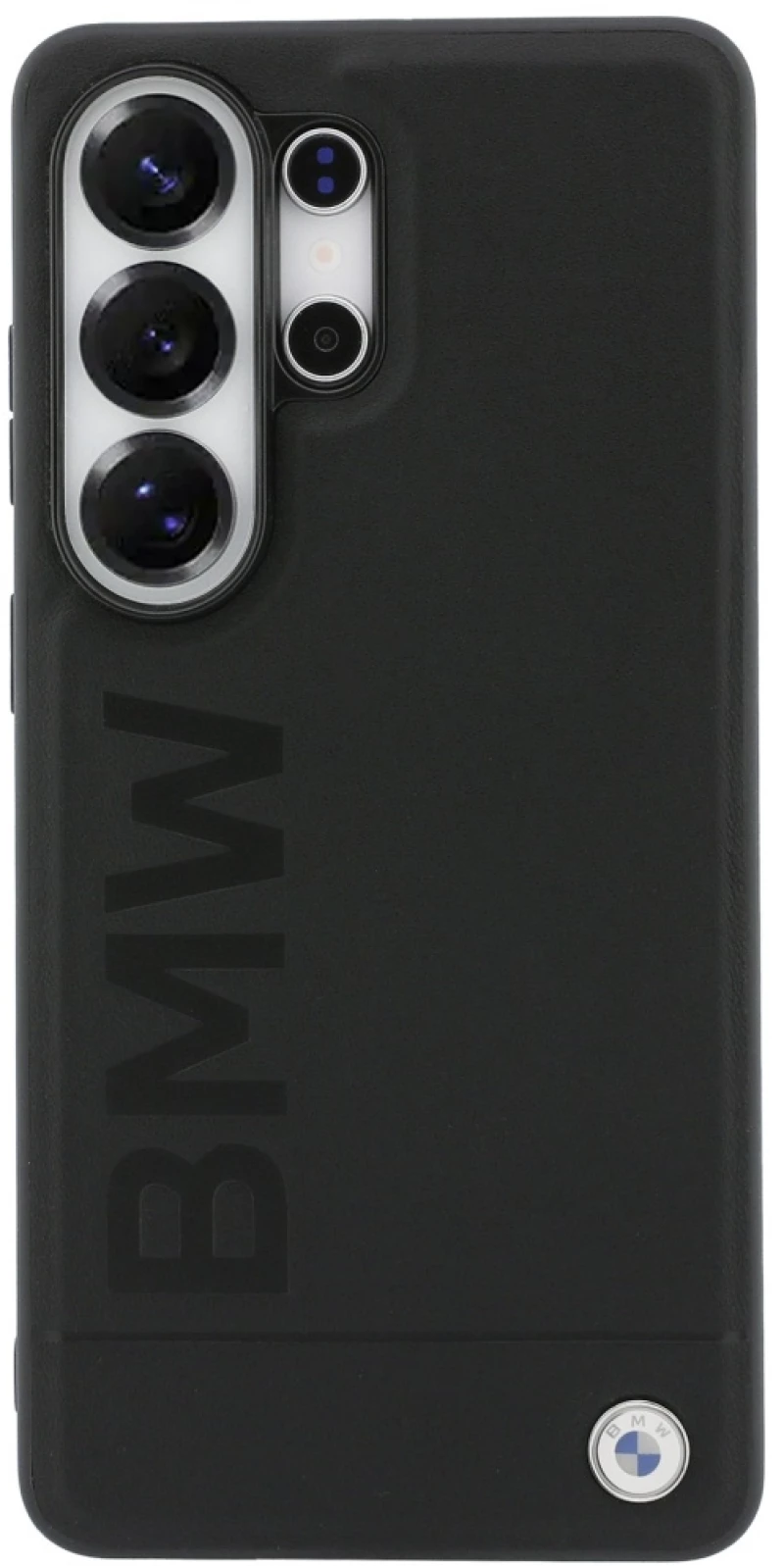 BMW Leather Hot Stamp MagSafe Case for Samsung Galaxy S26 Ultra - Black