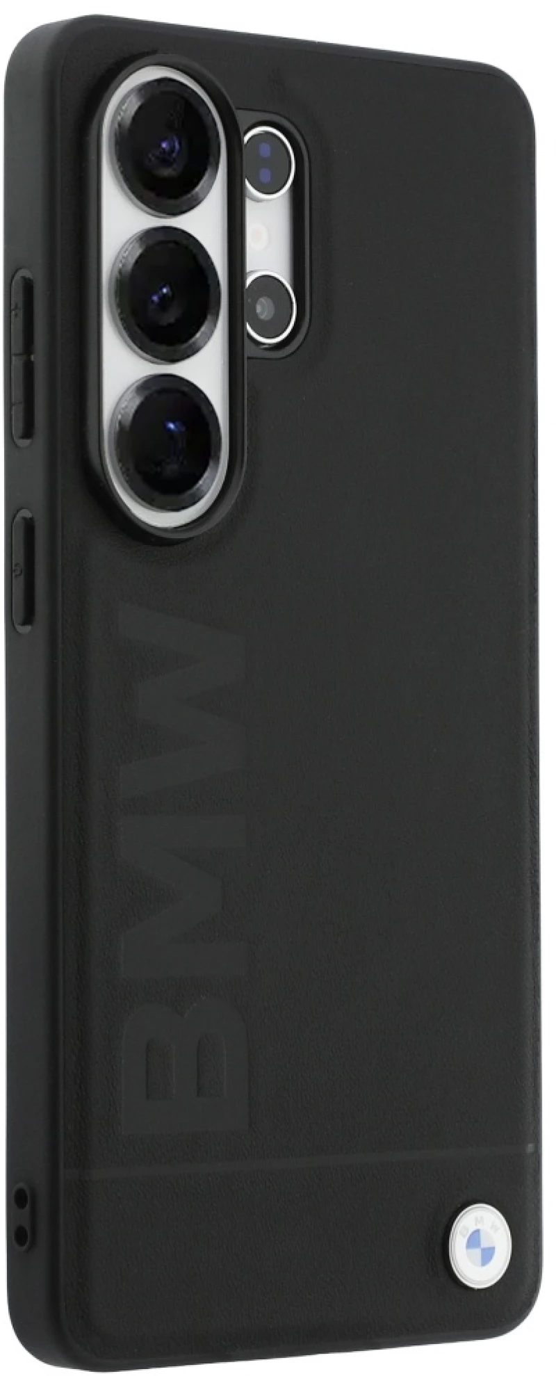 BMW Leather Hot Stamp MagSafe Case for Samsung Galaxy S26 Ultra - Black