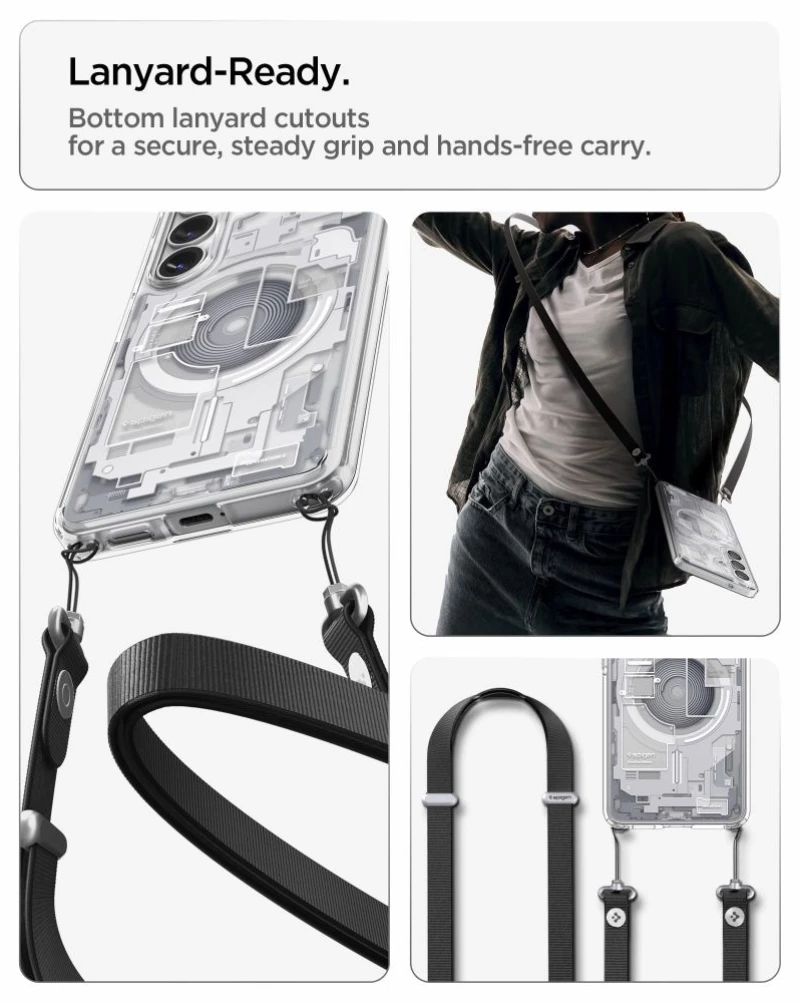 Spigen Ultra Hybrid Mag MagSafe Case for Samsung Galaxy S26 Zero One - Clear and White