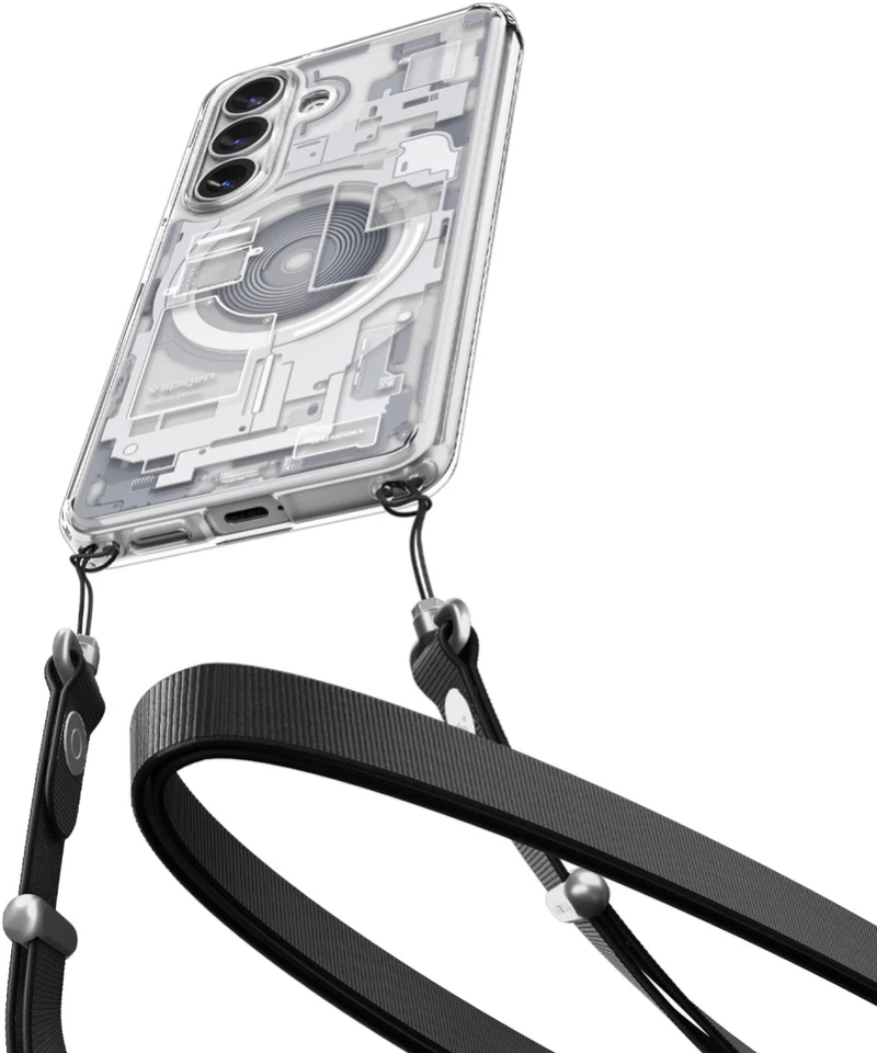 Spigen Ultra Hybrid Mag MagSafe Case for Samsung Galaxy S26 Zero One - Clear and White
